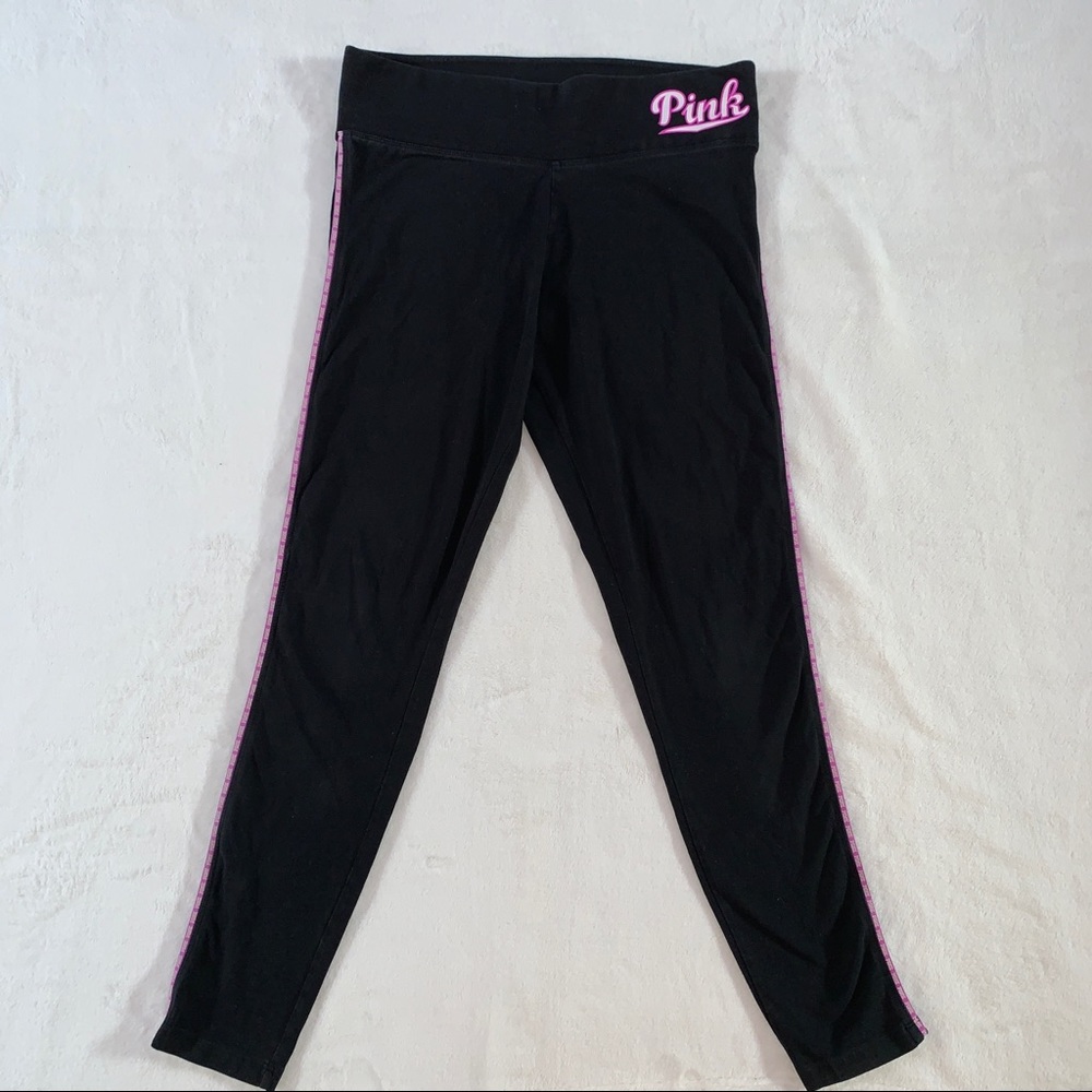 VICTORIAS SECRET BLACK FULL LENGTH LEGGINGS